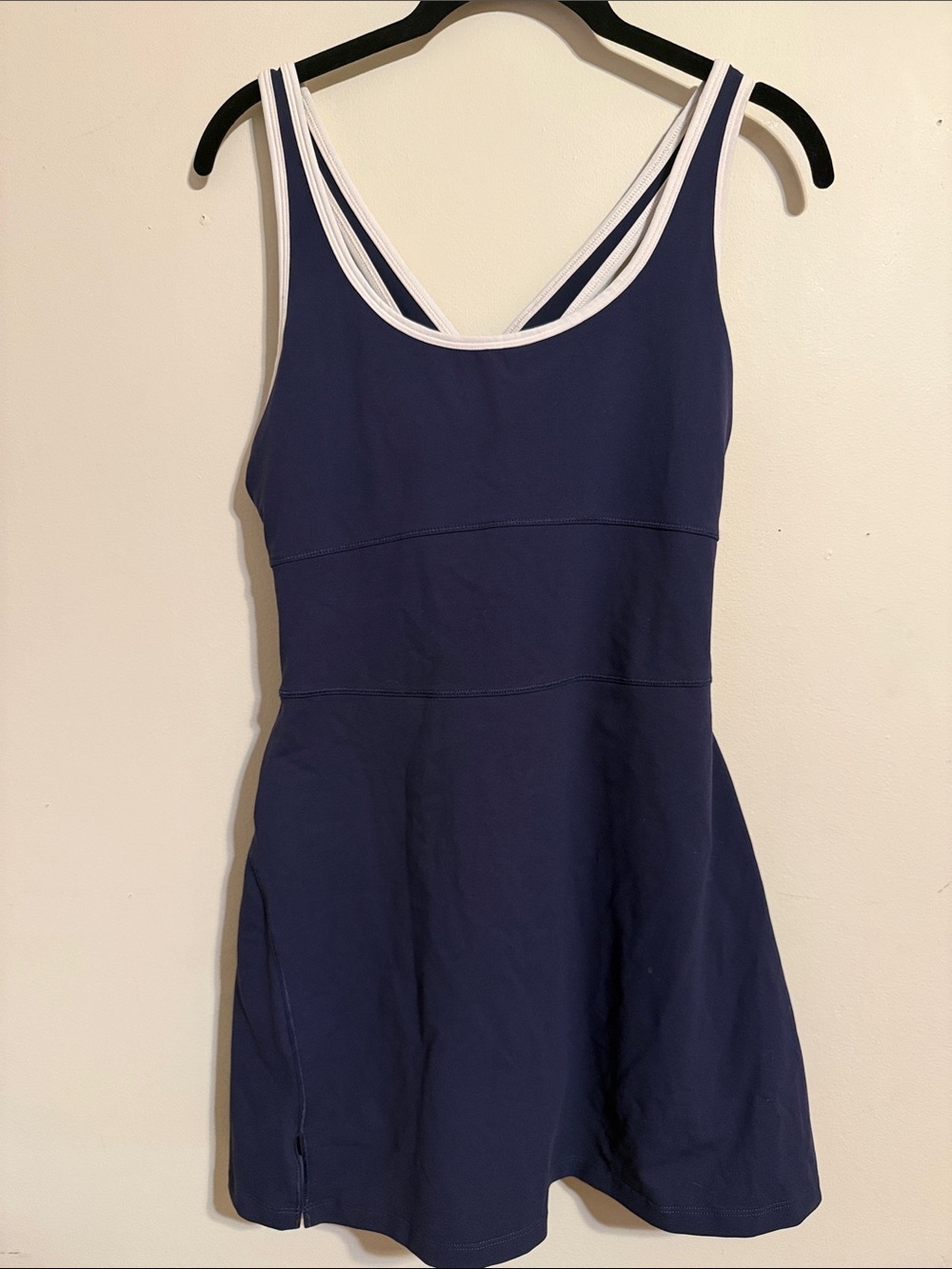 Fabletics Blue & White Athletic Tennis Exercise Dress